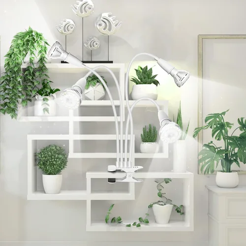 Miniatura 6 de Luces de cultivo LED SANSI para plantas de interior, luz de cultivo de 600W de espectro completo con tecnología de cuello de ganso en clip