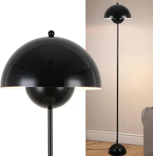Miniatura 16 de COSYLUX Lámpara de pie moderna para sala de estar, lámpara de pie alta industrial para dormitorio, pantalla de metal que refleja la luz, lámpara