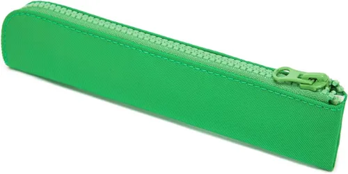 Miniatura 23 de Estuche Oxford para lápices pequeño, estuche delgado con cremallera para la oficina escolar (caqui, tela Oxford)