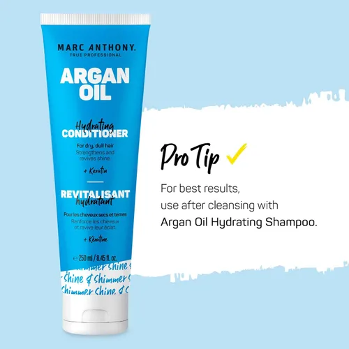 Miniatura 6 de Marc Anthony Acondicionador de aceite de argán con queratina - Hidratante y nutritivo para cabello seco y opaco - Repara, fortalece y revive