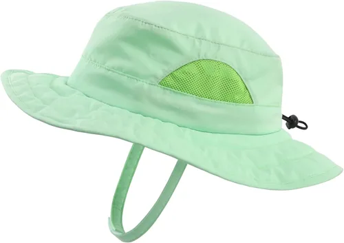 Miniatura 29 de Connectyle Sombrero de sol para niños y niñas, sombrero de pescador de ala ancha UPF 50+, sombrero de protección solar, sombrero transpirable