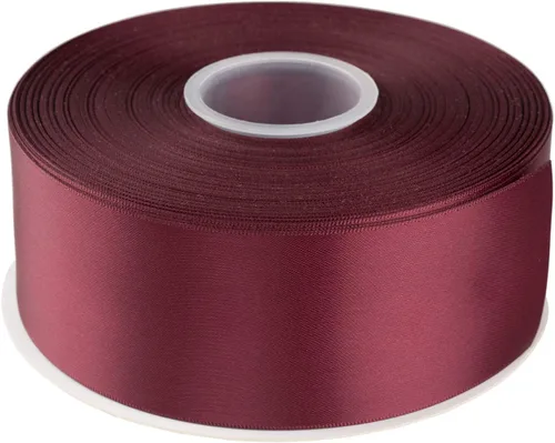 Miniatura 100 de AVANAVA Cinta de satén de doble cara de 1-1/2 pulgadas de ancho - 50 yardas (012-plateado)