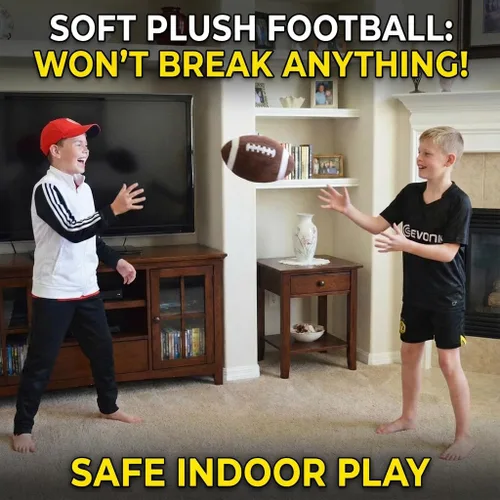 Miniatura 8 de CatchStar Almohada de felpa de fútbol para niños: suave doble costura 1000+ tiro probado juguete de peluche duradero - Regalos de juego