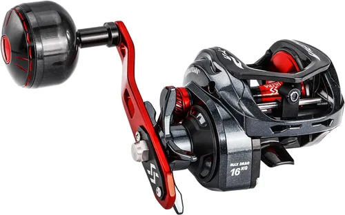 Miniatura 4 de Sougayilang Combo de Caña y Carrete Baitcaster, Caña de Pescar de 2 Piezas con Carrete de Lanzamiento Tamaño 400, Asiento de Carrete de Aluminio