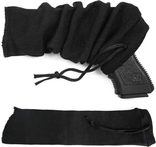 Miniatura 11 de GUGULUZA Calcetines extra gruesos para pistolas, calcetín de pistola para pistola, paquete de 4/5/6 fundas de pistola tratadas de silicona de punto