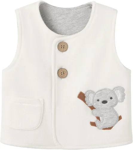 pureborn Chaleco suave sin mangas para bebés y niños pequeños, chaleco ligero de 0 a 6 años