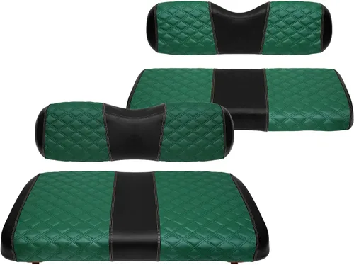 Miniatura 32 de Fundas de asiento de carrito de golf, delanteras y traseras, impermeables y resistentes al sol, de piel de vinilo de grado marino, accesorios