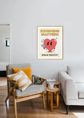 Miniatura 7 de Artivo Póster retro para pared, pósteres estéticos, decoración de pared moderna para dormitorio, bonita decoración de habitación, póster de La