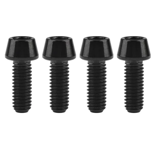 Miniatura 27 de Titanio Ti M6 x 10 16 18 20 25 30 35 40 45 50 55 60 2.559 in Allen - Tornillos hexagonales de 2.559 in, tornillos cónicos, paquete de 4