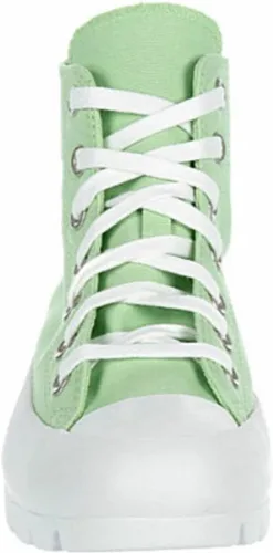 Miniatura 3 de Converse Chuck Taylor All Star Lugged High Canvas Sneaker - Zapatos deportivos de lona con cordones estilo cierre - menta neónblanconegro