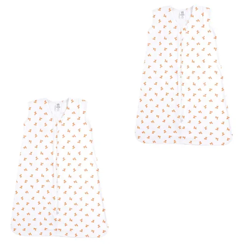 Miniatura 30 de Luvable Friends - Saco de dormir para bebé sin mangas, diseño unisex, Saco de dormir de algodón sin mangas, saco de dormir, manta, 18-24 meses