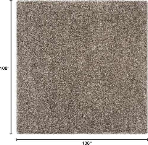 Miniatura 124 de SAFAVIEH Accent Rug 2'x3' - Milan Shag Collection - Modern Design, Dark Beige, Ultra Plush Thick Pile, Ideal for Bedroom, Nursery, Living Room