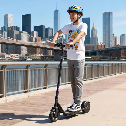Miniatura 7 de Aovowheel Electric Scooter for Adults, Folding E Scooter with 350W/500W Motor 16/24 Mph Top Speed, Max 19-23 Miles Long Range, 8.5''/10''/14''Tires