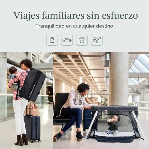 Miniatura 2 de Cuna de viaje y corralito portátil para bebé Lotus