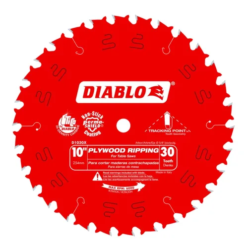 Miniatura 10 de Diablo - Hoja de sierra de acabado de alto rendimiento para madera - 6-1/2" x 40 dientes, carburo Tico - D0641X