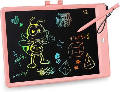 Miniatura 24 de KOKODI Tableta de escritura LCD, regalos para niños y niñas de 3 años, tablero de dibujo de 10 pulgadas, tablero de garabato colorido, tableta