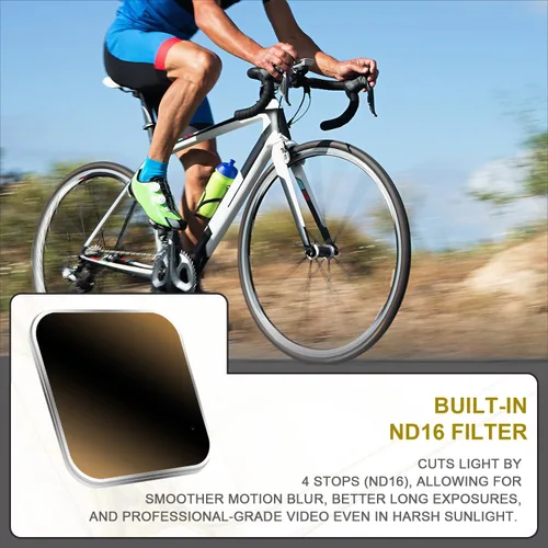 Miniatura 6 de Protector de lente de filtro magnético con ND16 para iPhone 14 Pro/Pro Max, iPhone 15 Pro/Pro Max, iPhone 16 Pro/Pro Max, iPhone 17 Pro/Pro Max