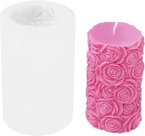 Miniatura 9 de Molde de vela para el día de San Valentín para hacer velas, molde de silicona 3D para fundición de resina, bricolaje yeso, arcilla polimérica, Oso