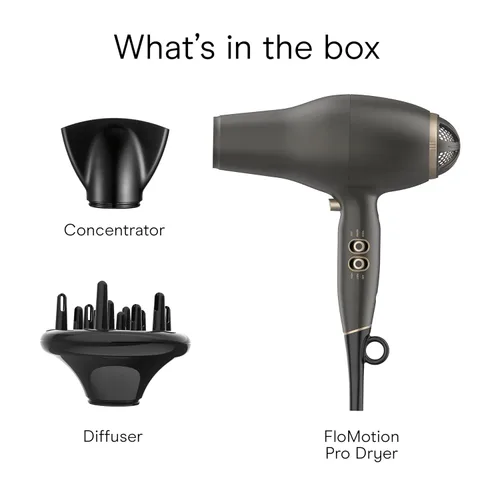 Miniatura 8 de INFINITI PRO Conair FloMotion Pro - Secador de pelo, personaliza tu experiencia de secado con flujo de aire ajustable y 6 ajustes