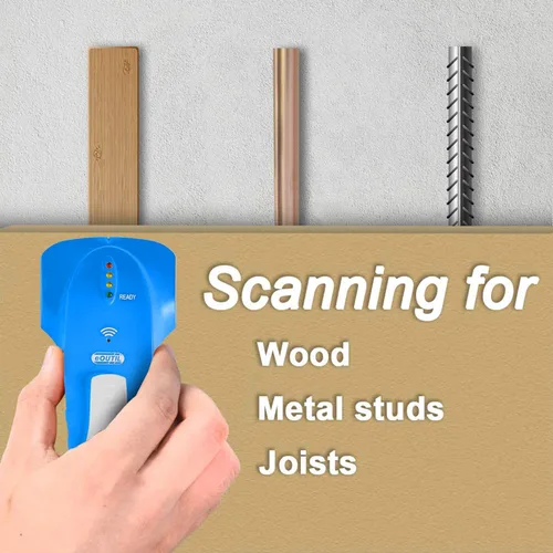 Miniatura 3 de Escáner de pared con buscador de pernos, sensor detector de madera y metales para pared de 3/4 de pulgada de grosor (Bule)