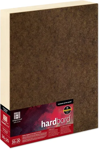 Miniatura 45 de Ampersand Art Supply Panel de Pintura de Madera Dura: Serie Museum Hardbord, 11" x 14", Perfil Plano de 1/8 Pulgada Perfil plano de 1/8 pulgadas