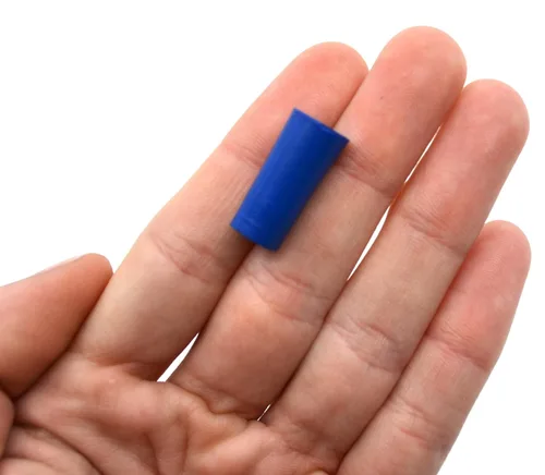Miniatura 3 de EISCO Paquete de 10 tapones de neopreno, 1 agujero, apto para uso con petróleo, aceites, ácidos inorgánicos y bases – Tamaño: 0.315 in, parte
