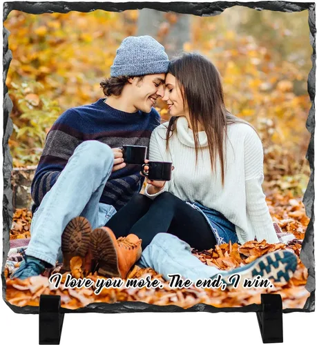 Miniatura 9 de Bemaystar Marco de fotos personalizado con foto y texto, regalo de fotos personalizado para mamá, papá y parejas, placa de pizarra fotográfica