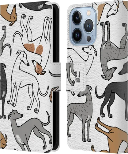 Miniatura 15 de Head Case Designs Airedale Terrier Dog Breed Patterns 4 Leather Wallet Case Compatible with Apple iPhone 13 Pro