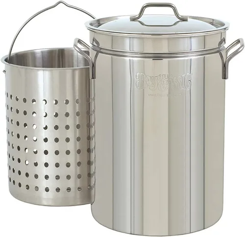 Miniatura 3 de Kit para hervir y cocinar al vapor 800-144 de Bayou Classic, 11 galones, inoxidable