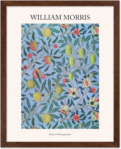 Miniatura 16 de Poster Master Póster vintage de William Morris, estampado de patrón retro de Santiago, arte de flores, arte de patrón textil, regalo para hombres
