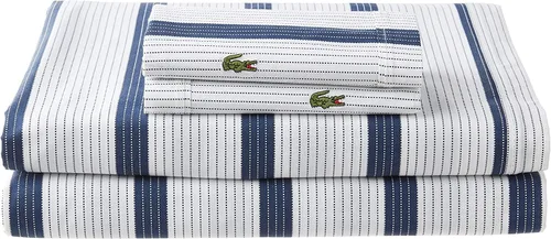 Miniatura 11 de Lacoste Juego de sábanas de algodón de 3 piezas, camuflaje, avena, tamaño individual
