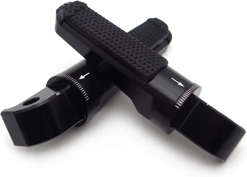 Miniatura 4 de Estriberas ajustables CNC Reposapiés Compatible con YZF TMAX XMAX N-MAX FZ1/FZ6 XJR1300/1200 MT03/MT07/MT09/MT10 [P/N: GZSP-SP-011-Y2]