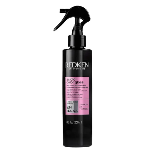 Redken Acidic Color Gloss Spray de Tratamiento Sin Enjuague con Protección Térmica Para Cabello Teñido - Acondiciona y Añade Brillo, Con Protección
