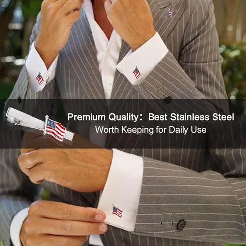 Miniatura 31 de Tie Clips for Men, Tie Clip, Tie Bar, Tie Bars for Men, Silver Tie Tack Pins Unique, Mens Lapel Pins for Suits Shirts, Neck Tie Clasps for Women