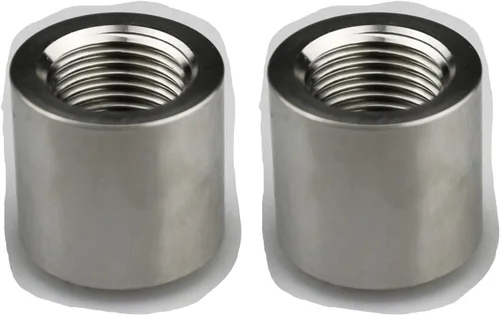Miniatura 3 de Hembra 1/2 NPT Weld On Bung, 1/2 "Bung tanque de combustible soldable, paquete de 2, acero inoxidable natural