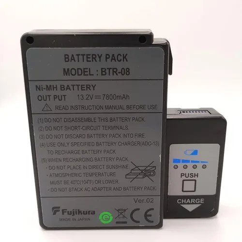 Miniatura 3 de Batería recargable BTR-08 de 7800mAh 13.2V para Fujikura Fusion Splicer FSM-60S 18S 60R con cargador