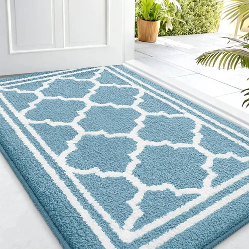 Miniatura 29 de Buganda Alfombra para Puerta Interior, Felpudo Resistente a la Suciedad y Absorbente, Antideslizante, Alfombras de Perfil Bajo para Entrada Marrón