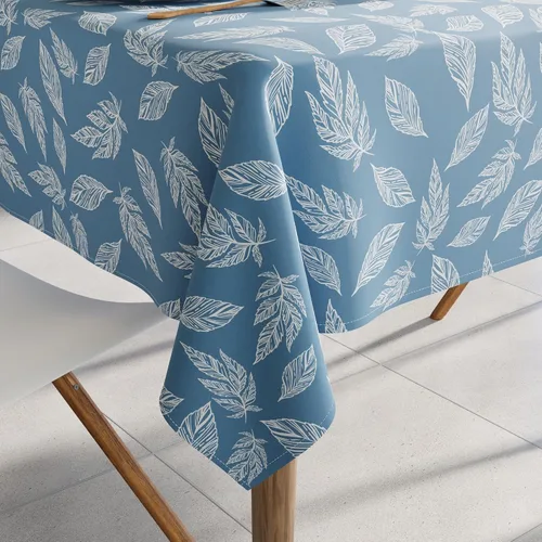 Miniatura 16 de Encasa XO Mantel de comedor – 57 pulgadas – Redondo (4.7 pies) para 4 plazas Algodón, lavable a máquina, mantel redondo Manteles para bodas