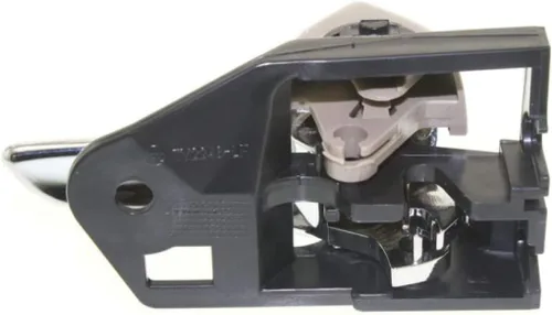 Miniatura 4 de Para Toyota Avalon 2005-2012 Manija de puerta interior delantera o trasera, lado del conductor palanca cromada Con botón de bloqueo de puerta