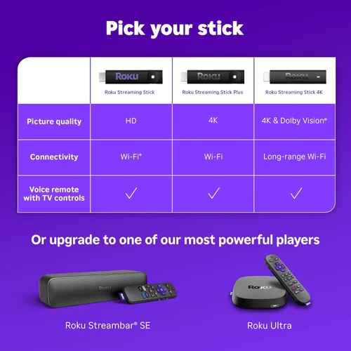 Miniatura 11 de Roku Streaming Stick Plus 2025 - Dispositivo de transmisión Roku 4K y HDR para TV con control remoto por voz - TV gratis y en vivo