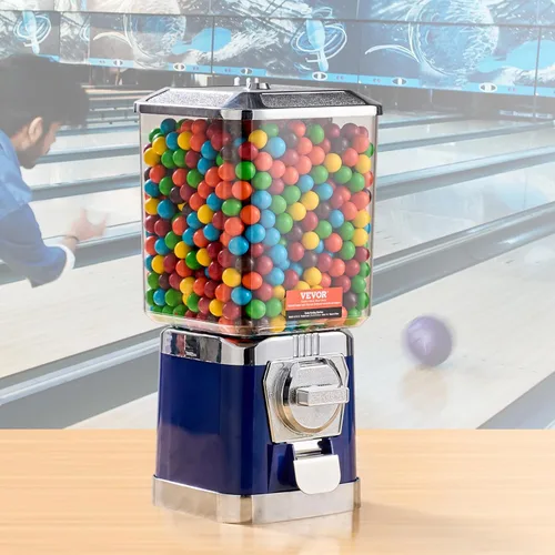 Miniatura 8 de VEVOR - Máquina expendedora de chicles para niños, de policarbonato, para tiendas de juegos, con monedas para cápsulas de juguete, bolas hinchables