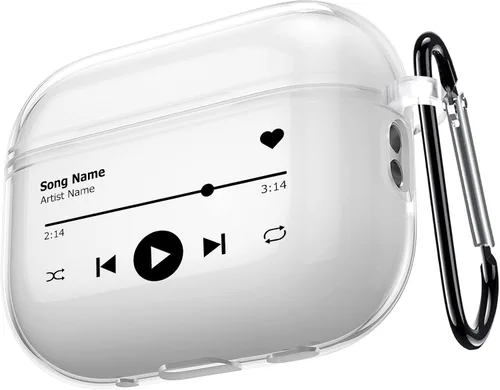 Miniatura 35 de Funda transparente para AirPods de 2ª generación de 1ª generación, diseño de gatito kawaii para mujeres, hombres y niños, funda de carga de TPU