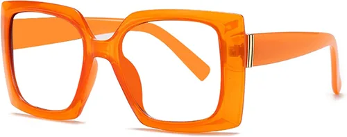 Miniatura 7 de Lentes de lectura cuadrados retro con bloqueo de luz azul para mujeres y hombres, de gran tamaño, antirreflejos, lentes UV Negro/Blanco