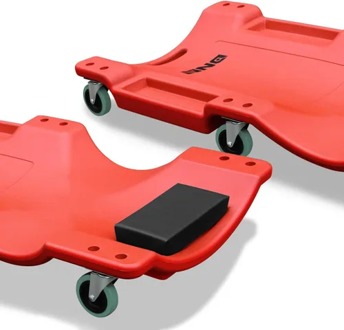 Miniatura 4 de DNA Motoring Enredadera automotriz de plástico ABS resistente y Torin TR6300 acolchado mecánico Rolling Shop Seat