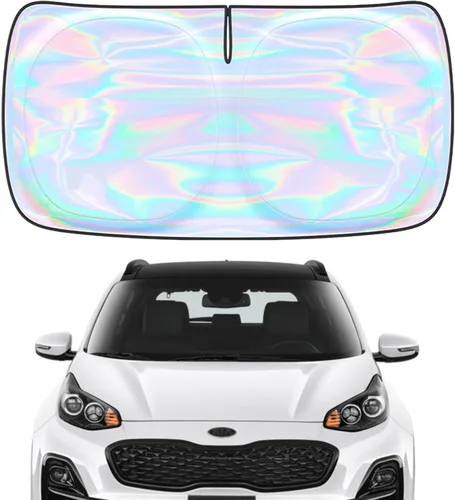 Miniatura 111 de Parasol para parabrisas Rivian R1S R1T 2022-2026 – Parasol compatible con Rivian R1S R1T plegable para ventana delantera, protector de visera solar