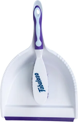 Fabuloso Juego de cepillo y recogedor compacto de escoba de mano con almacenamiento a presión y orificio para colgar, barrido rápido para cocina,