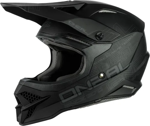 O'Neal - 0627-001 Serie 3 Casco todoterreno unisex para adultos (negro plano, XS)