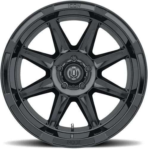 Miniatura 2 de ICON Alloys Bandit, negro brillante, 20 x 10/6 x 5.5, desplazamiento de 0.945 in, 4.5" BS, 6020108345GB