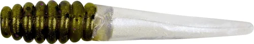 Miniatura 22 de Bobby Garland Slab Slay'R Señuelo de pesca de plástico suave para crappie, equipo de pesca y accesorios, 2 pulgadas, Chartreuse Silver Chartreuse