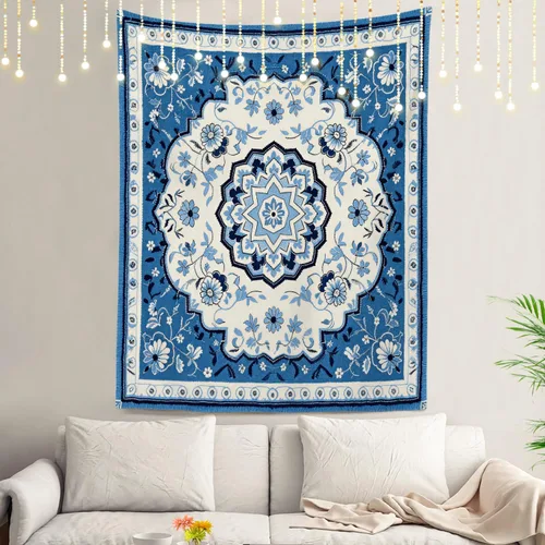 Miniatura 66 de Shrahala Circles Tapestry, Abstract Art With Various Circles Wall Hanging Hd Print Polyester Backdrop For Dorm Room Bedroom 30 X 40 In